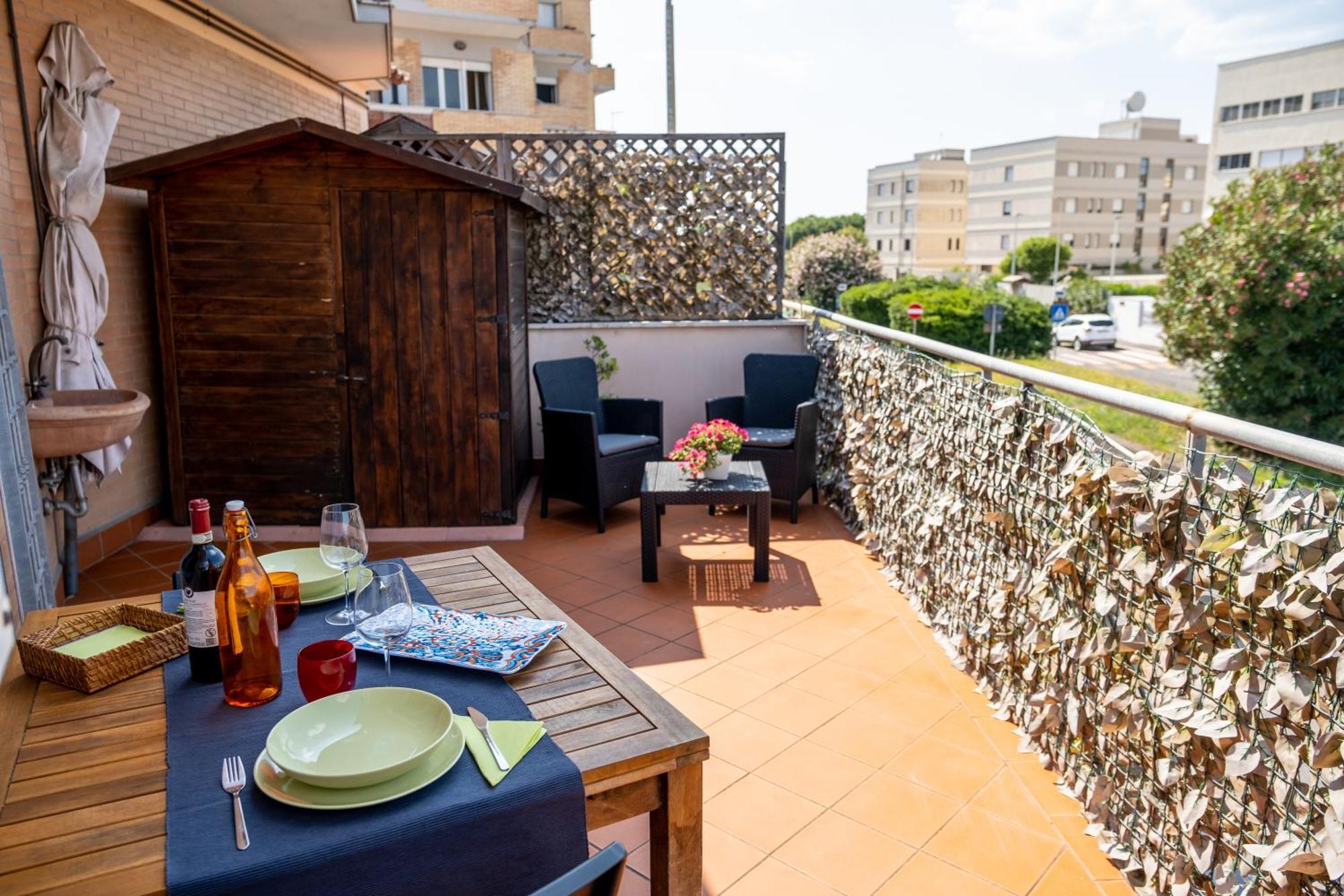 Apartamento Fiumicino Business&Vacation AirCon Wifi Exterior foto
